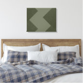 Toile Moss Green Art Moderne (Insitu(Chambre))