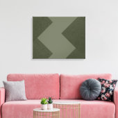 Toile Moss Green Art Moderne (Insitu(Salon))