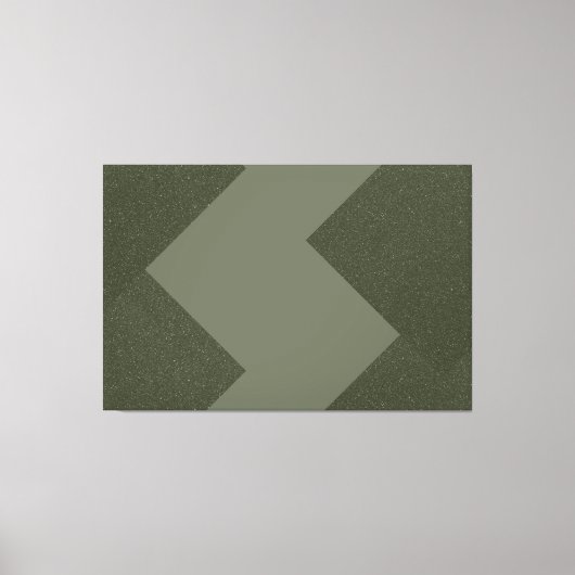 Toile Moss Green Art Moderne (Recto)