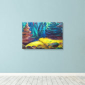 Toile Moss jaune | Emily Carr | (Insitu (Plancher de Bois))