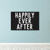 TOILE MOT-CADEAU DE MARIAGE PERSONNALISÉ ARRÊT DE CANVAS (Insitu (Plancher de Bois))