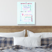 Toile Mot de pleine conscience (Insitu(Chambre))