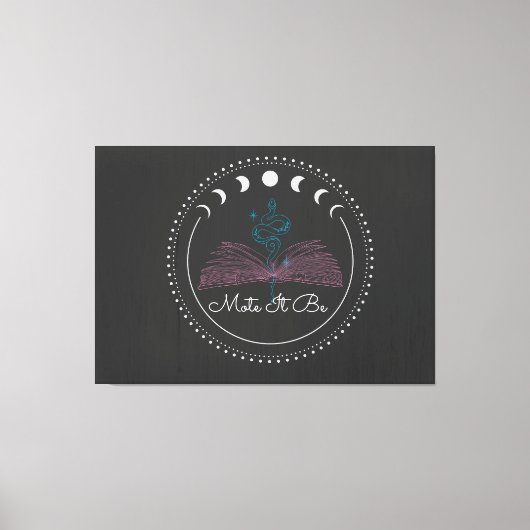 Toile Mote it Be Decor Sign (Recto)