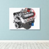 Toile Moteur 427 Chevy Big Block (Insitu (Plancher de Bois))