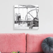 Toile Moteur à vapeur (Insitu(Salon))