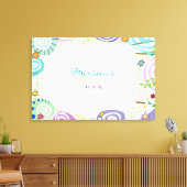 Toile MOTHER NATURE SWIRL Bat mitzvah Connexion (Insitu(Salon))