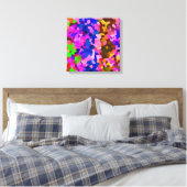 Toile Motif Abstrait en mosaïque cristallisée (Insitu(Chambre))