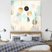 Toile Motif abstrait géométrique moderne (Insitu(Chambre))