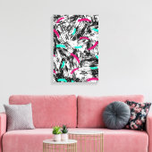 Toile Motif Abstrait moderne. (Insitu(Salon))