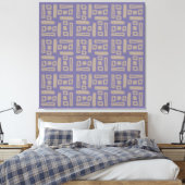 Toile Motif Abstrait Violet Élégant (Insitu(Chambre))