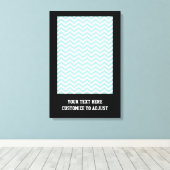 Toile Motif Aqua chevron (Insitu (Plancher de Bois))
