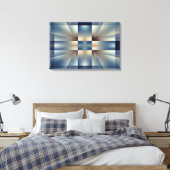 Toile motif bleu Abstrait (Insitu(Chambre))