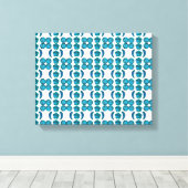 Toile Motif bleu ciel (Insitu (Plancher de Bois))