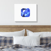 Toile Motif Bleu Ciel (Insitu(Chambre))