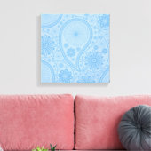 Toile Motif bleu paisley (Insitu(Salon))