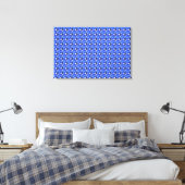 Toile Motif carré bleu (Insitu(Chambre))