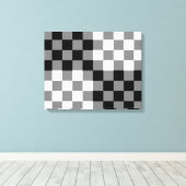 TOILE MOTIF CHECKERBOARD (Insitu (Plancher de Bois))