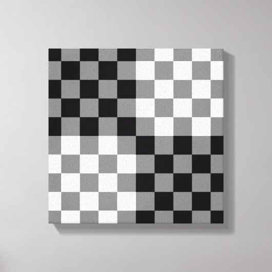 TOILE MOTIF CHECKERBOARD (Recto)