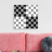 TOILE MOTIF CHECKERBOARD (Insitu(Salon))