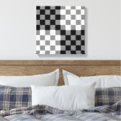 TOILE MOTIF CHECKERBOARD (Insitu(Chambre))