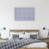 Toile Motif Cœur Bleu (Insitu(Chambre))