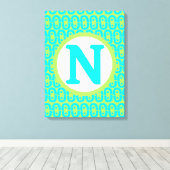 Toile motif coloré moderne (Insitu (Plancher de Bois))