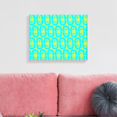 Toile motif coloré moderne (Insitu(Salon))