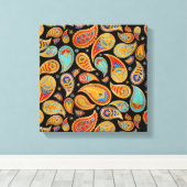 Toile Motif coloré Paisley (Insitu (Plancher de Bois))