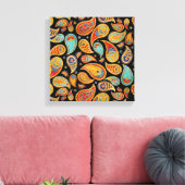 Toile Motif coloré Paisley (Insitu(Salon))