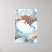 Toile Motif d'art Abstrait de peinture à fusion industri (Recto)