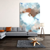 Toile Motif d'art Abstrait de peinture à fusion industri