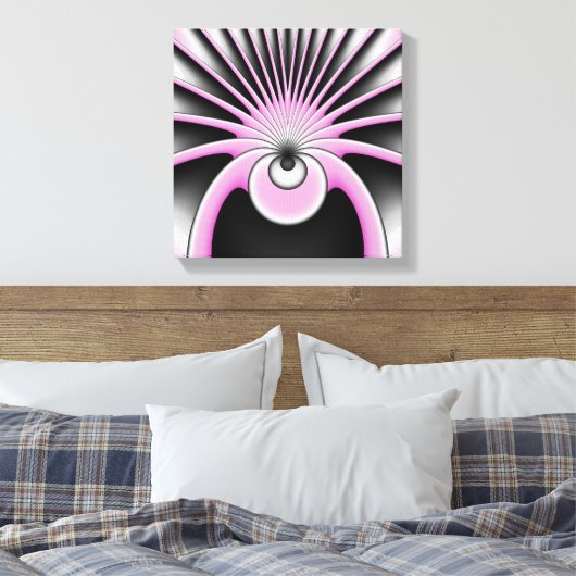 Toile Motif d'art fractal Abstrait moderne (Insitu(Chambre))