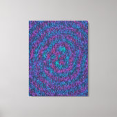 Toile Motif d'art mathématique algorithmique  (Recto)