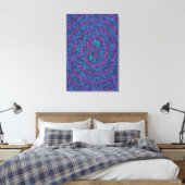 Toile Motif d'art mathématique algorithmique (Insitu(Chambre))