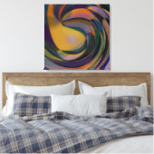 Toile Motif d'art rétro futuriste (Insitu(Chambre))