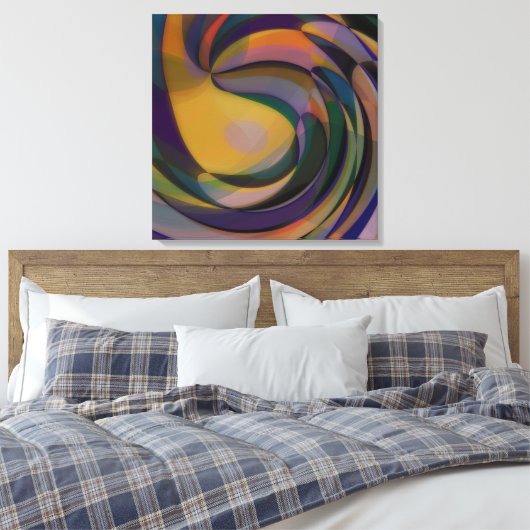Toile Motif d'art rétro futuriste (Insitu(Chambre))