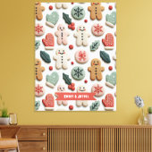 Toile Motif de biscuits de Noël mignon (Insitu(Salon))