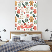 Toile Motif de biscuits de Noël mignon (Insitu(Chambre))