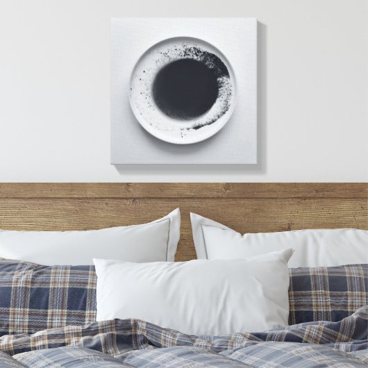 Toile Motif de café monochrome texture art abstrait 1 (Insitu(Chambre))