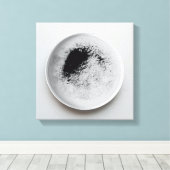 Toile Motif de café monochrome texture Art abstrait 12 (Insitu (Plancher de Bois))