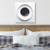 Toile Motif de café monochrome texture art abstrait 5 (Insitu(Chambre))