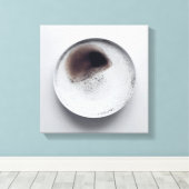 Toile Motif de café monochrome texture art abstrait 6 (Insitu (Plancher de Bois))