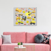 Toile Motif de camions de construction (Insitu(Salon))