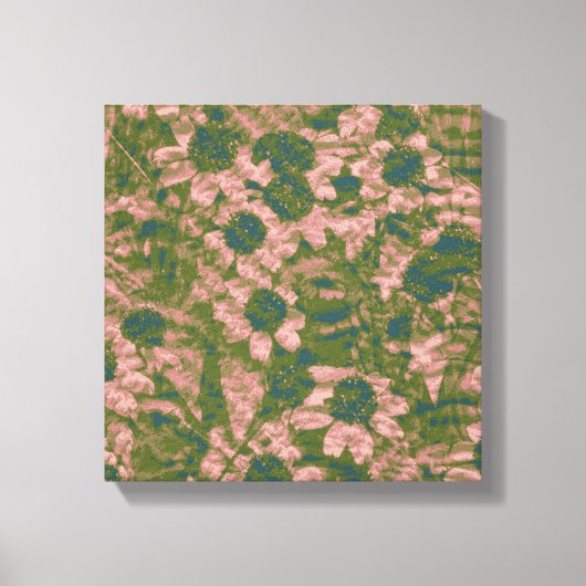 Toile Motif de camouflage de fleurs (Recto)