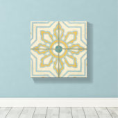 Toile Motif de carreaux décoratifs de l'ancien monde (Insitu (Plancher de Bois))