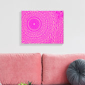 Toile Motif de cercles roses chauds (Insitu(Salon))