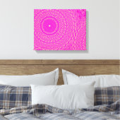 Toile Motif de cercles roses chauds (Insitu(Chambre))