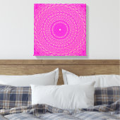 Toile Motif de cercles roses chauds (Insitu(Chambre))