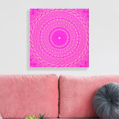 Toile Motif de cercles roses chauds (Insitu(Salon))