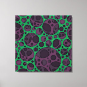 Toile Motif de conception de trous de slime abstraits tr